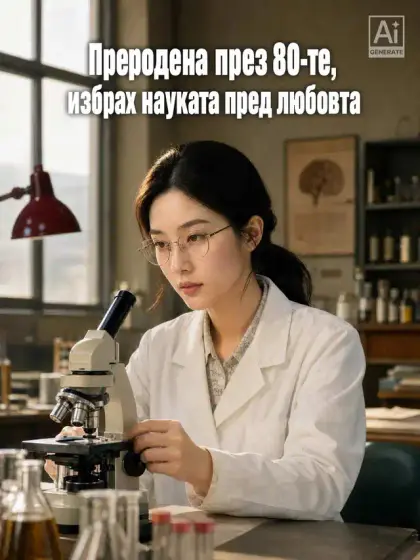 Преродена през 80-те, избрах науката пред любовта